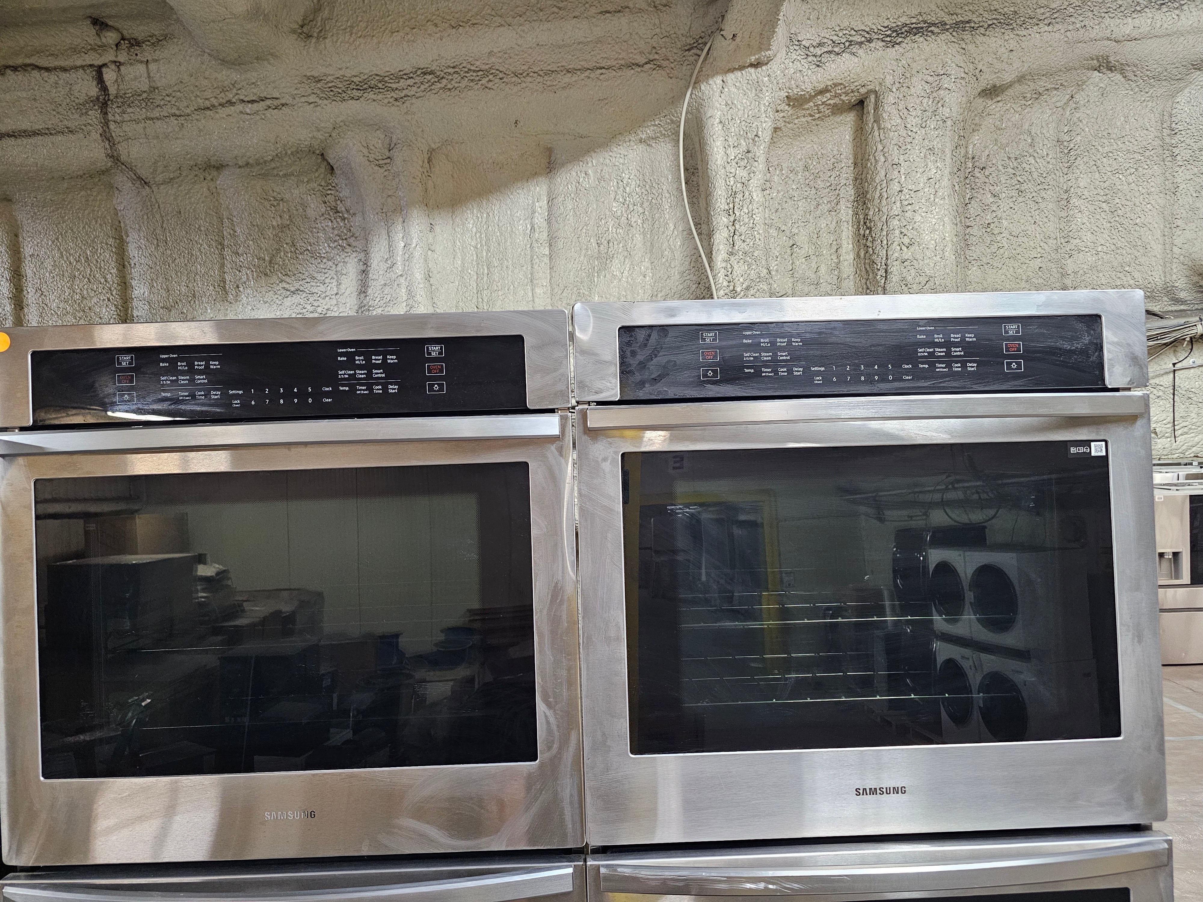 Samsung - 30" Built-In Double Wall Oven with WiFi - Stainless Steel